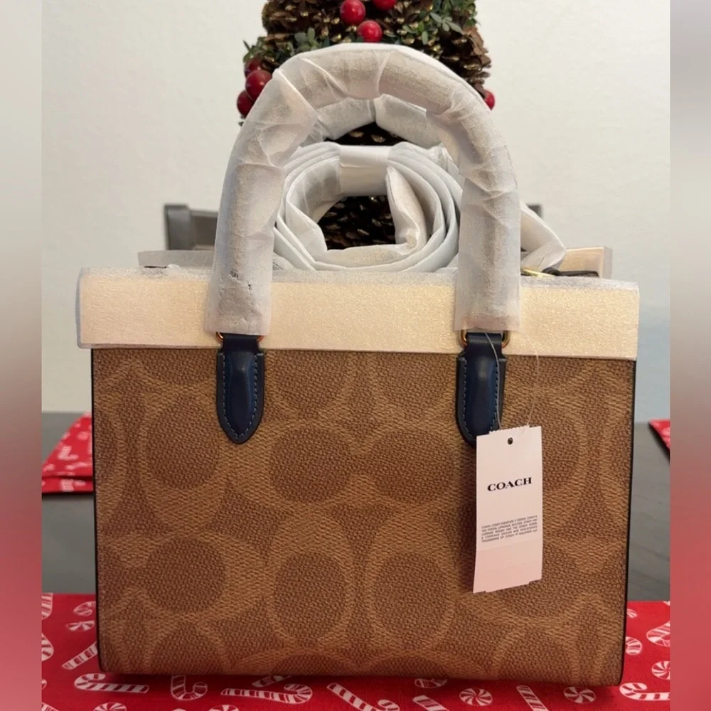 Maggie Tote in Signature Canvas with Cherry charm - Picture 9 of 17